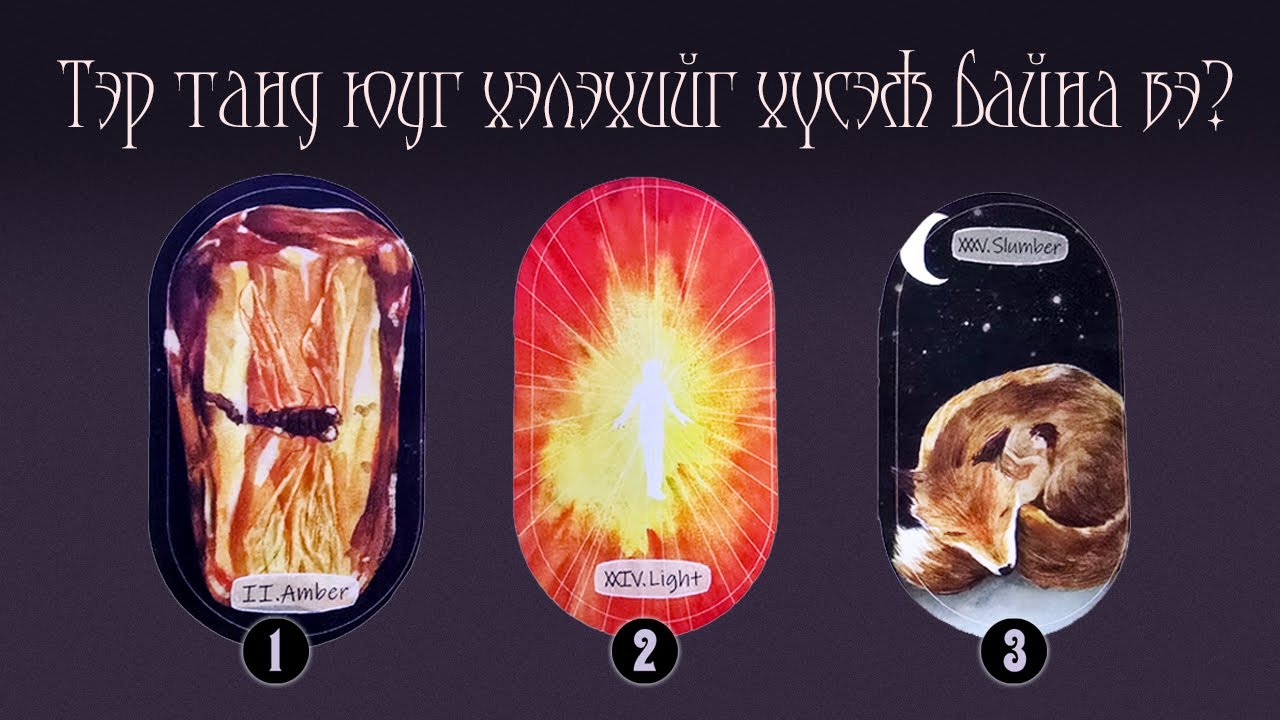 [Бага Аркан] Тэр Танд Юуг Хэлэхийг Хүсэж Байна Вэ? ✨💬💧 (Цаглашгүй + Э.Ш. + Нэмэлт)