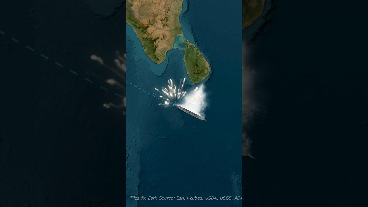 US Submarine Torpedoes For The First Time #facts #maps #currentaffairs