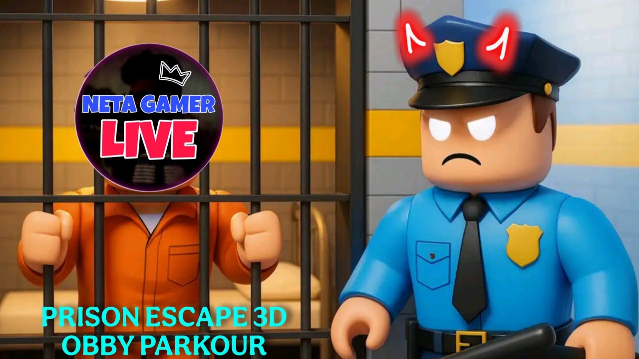 Prison Escape 3D Obby Parkour Gameplay in hindi | Android Adventure Game 