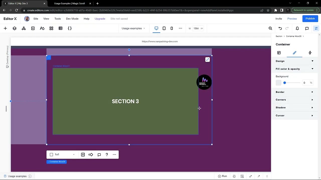 Unlock Unique Scrolling Effects on WIX with Magic Scroll and Sticky Positioning