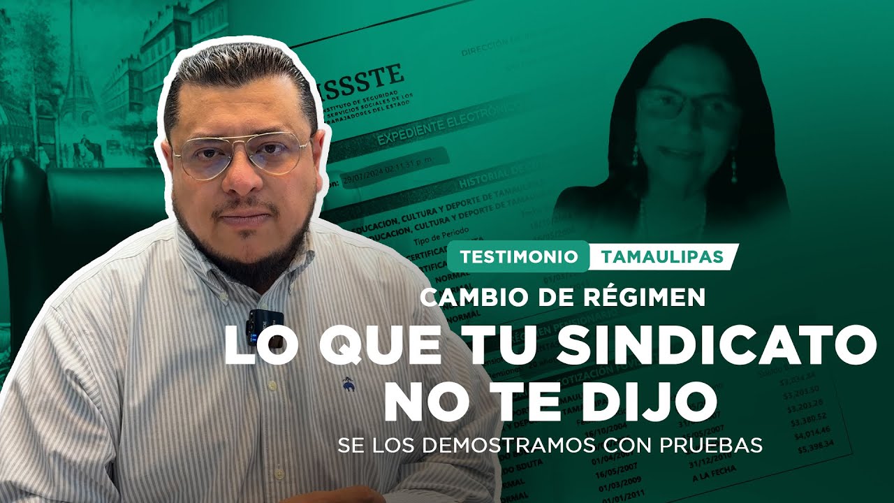 Lo que tu sindicato te oculta sobre el cambio de Regimen Pensionario del ISSSTE | Testimonio