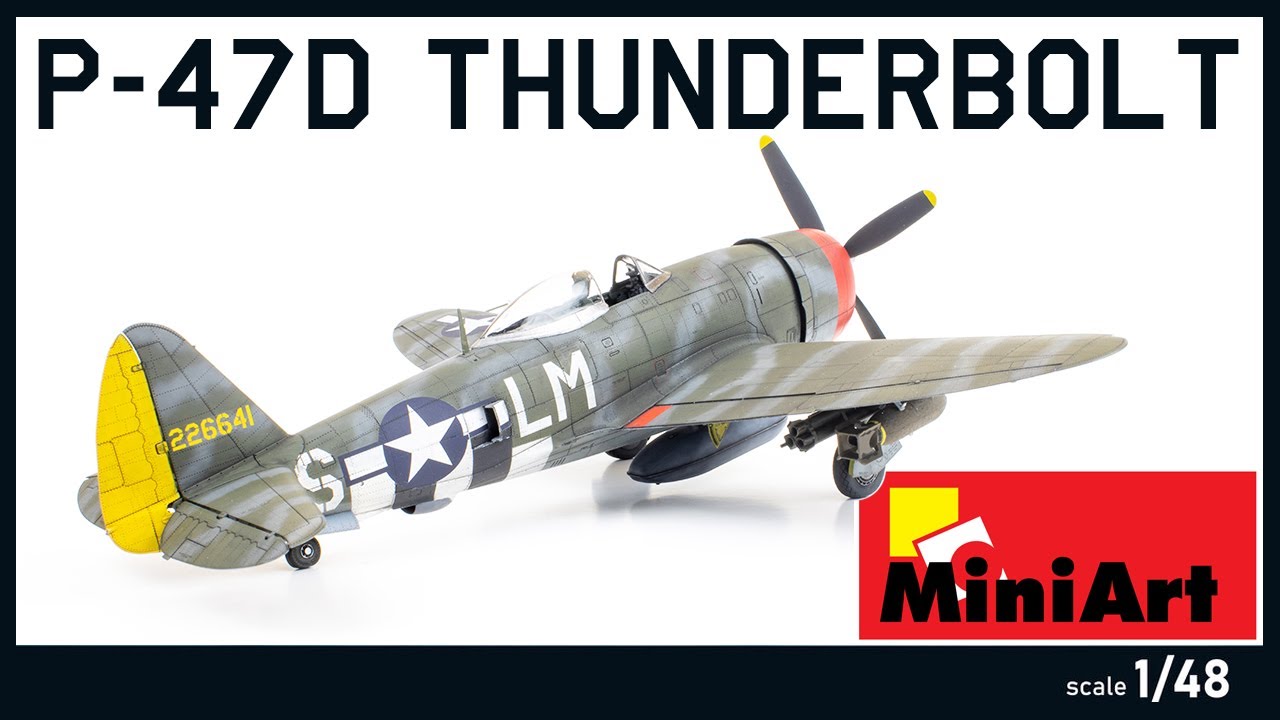 Совершенно новый MiniArt P-47D Thunderbolt 1/48! Полный обзор сборки