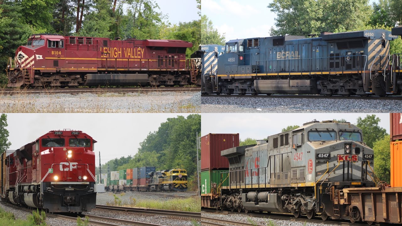Trains in Ohio - Featuring heritage units, fallen flags and more!