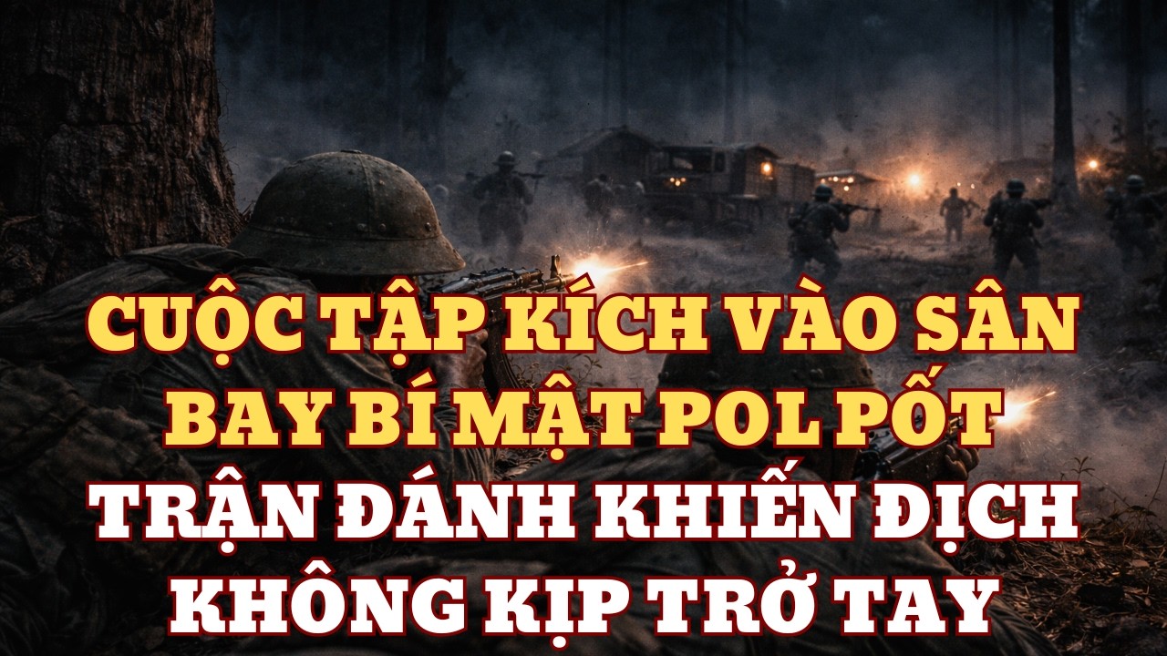 Tập Kích Vào SÂN BAY BÍ MẬT Pol Pốt - Trận Đánh Khiến Địch KHÔNG KỊP TRỞ TAY Của Lính Việt |