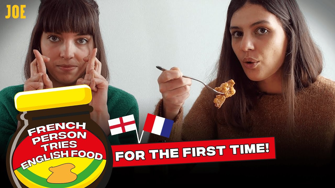 French person tries iconic British food for the first time