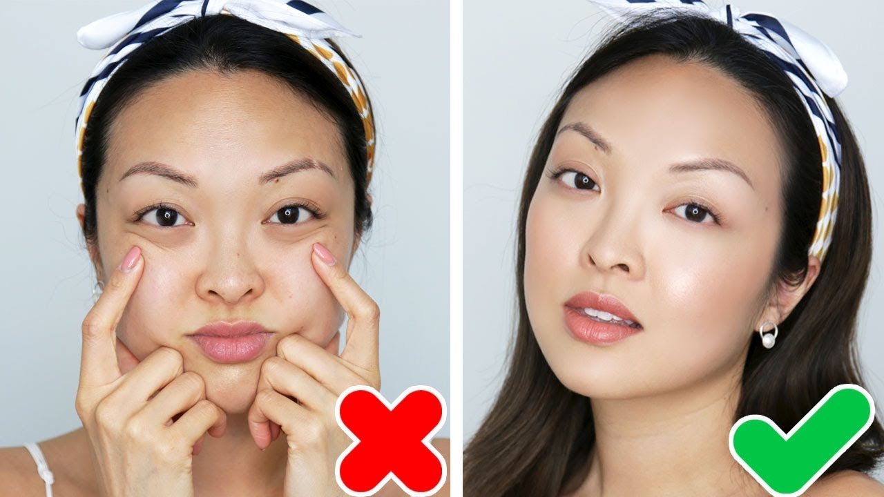 6 Clever Tricks To Flawless Skin With NO FOUNDATION!