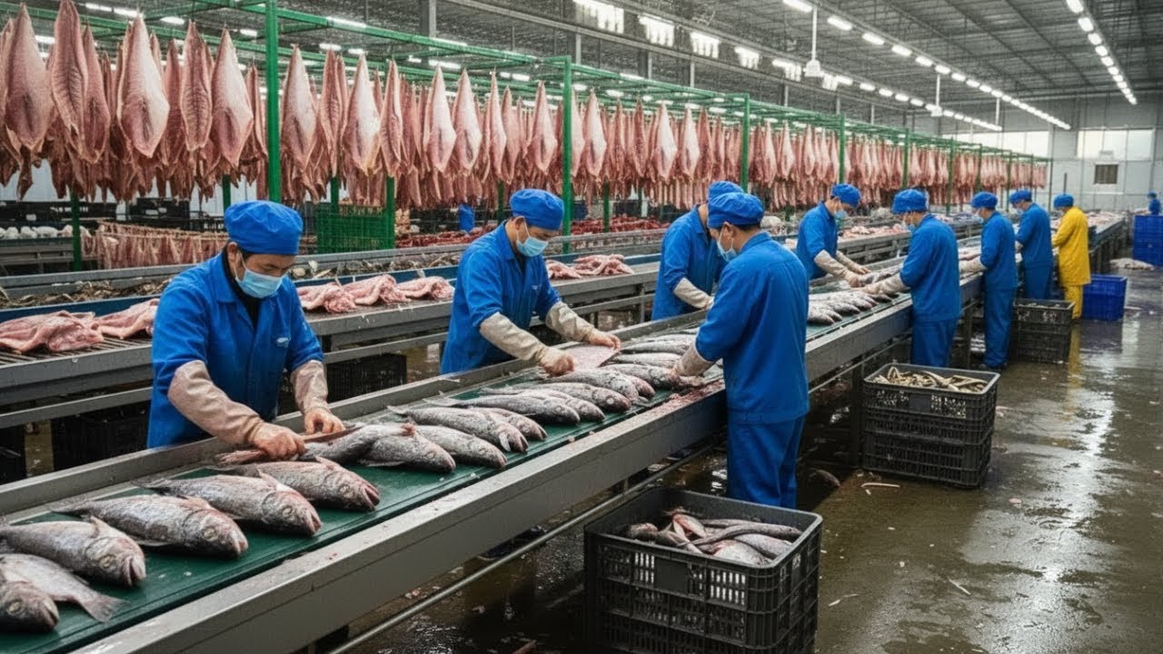 Inside the Fish-Skin Leather Factory: From Ocean to Luxury Wallet (Full Process)
