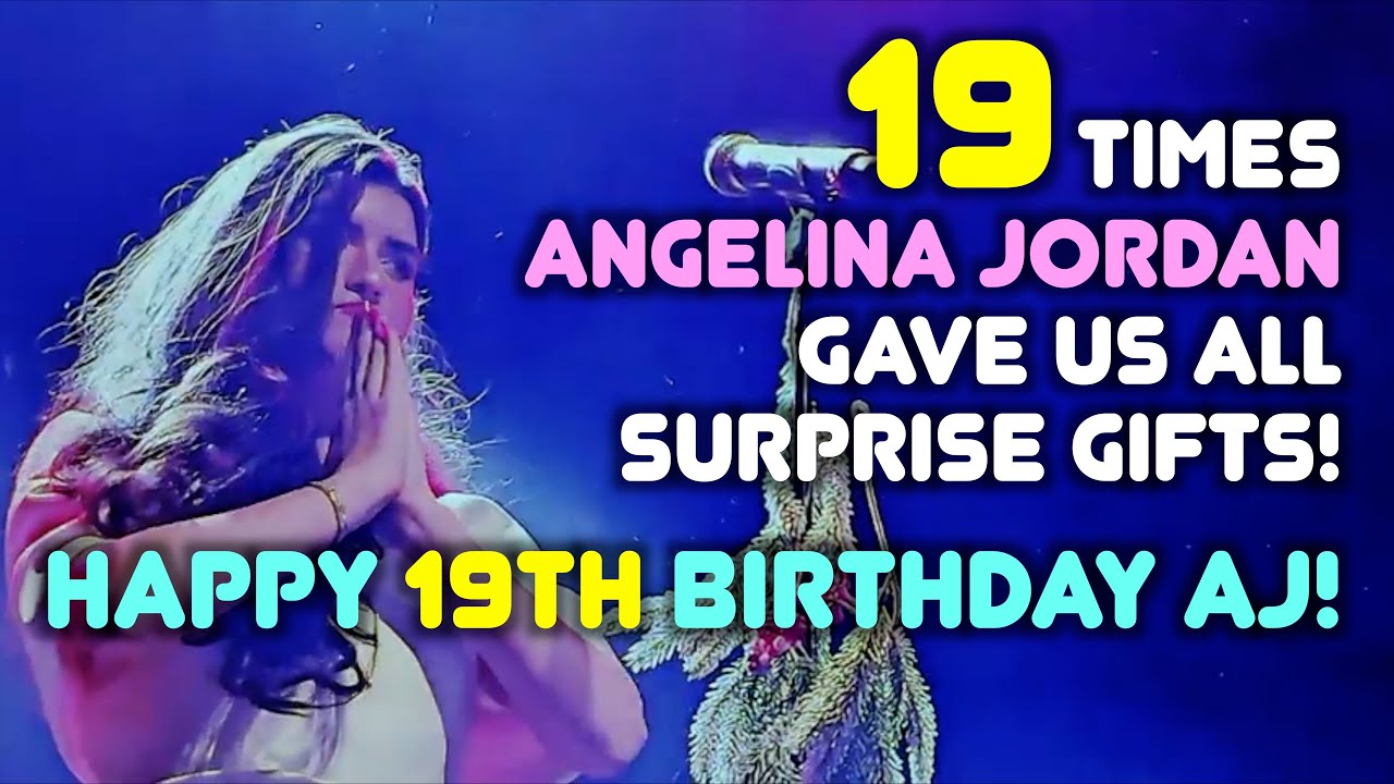 19 Times Angelina Jordan Gave Us All Surprise Gifts! | Happy 19th Birthday AJ!