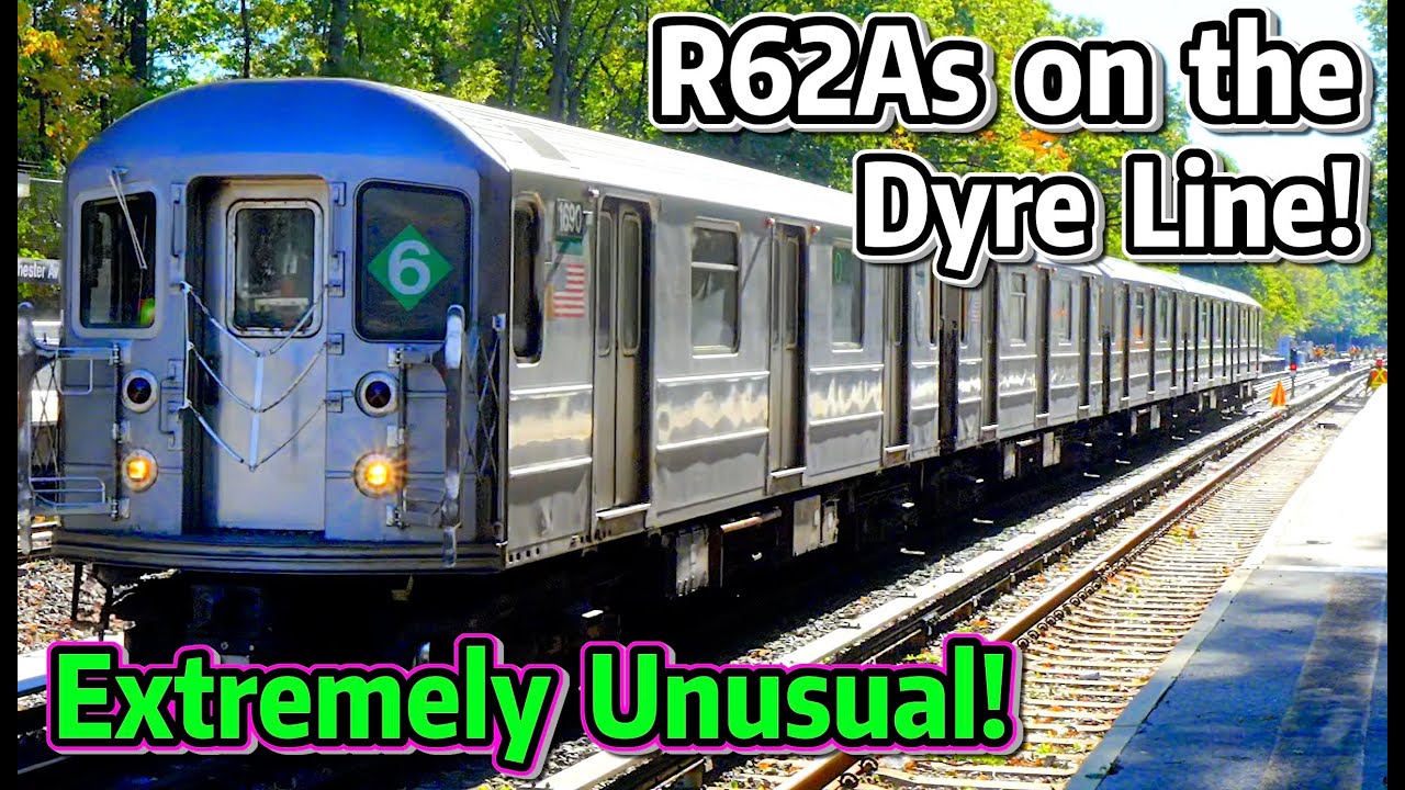 ⁴ᴷ⁶⁰ R62As Running up the Dyre Avenue Line in the Bronx!