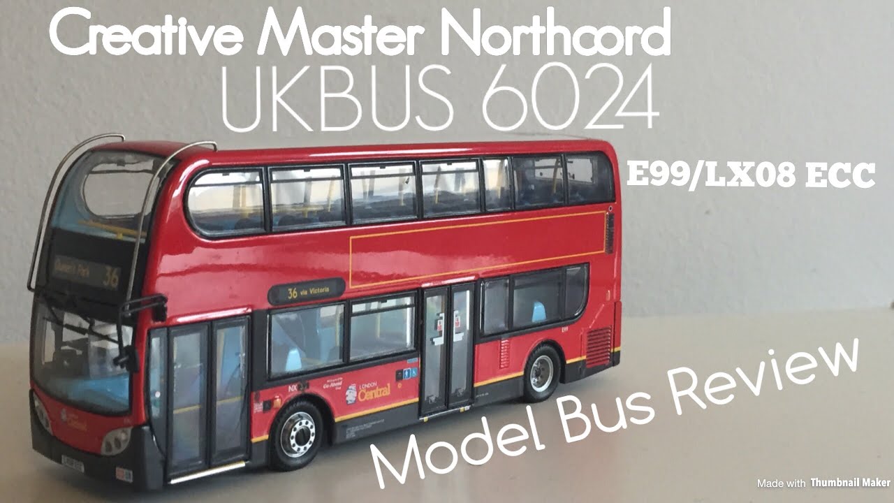 Creative Master Northcord 1:76 London Central Enviro400 (UKBUS 6024) Model Bus Review