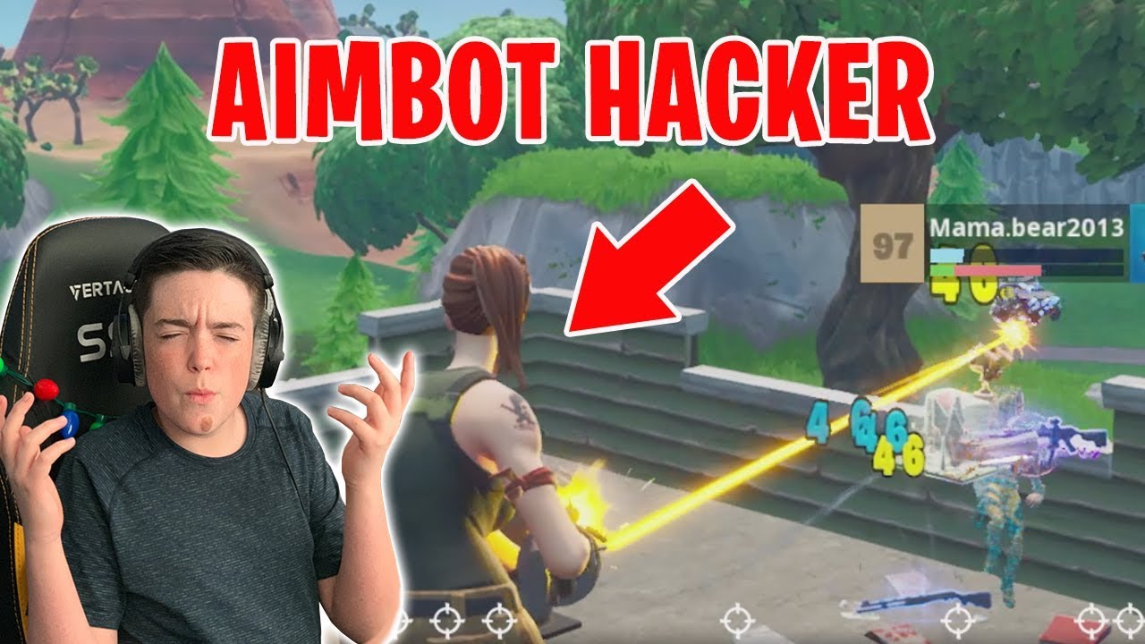 AIMBOT HACKER CAUGHT ON CAMERA!! *Extreme Fortnite Cheaters*
