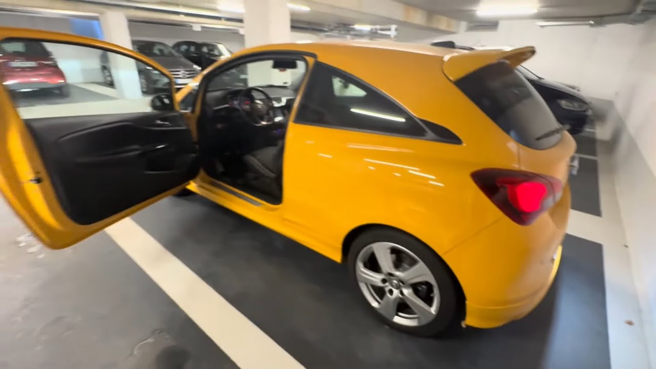 Opel Corsa E OPC Cold Start after 3 Months of standing