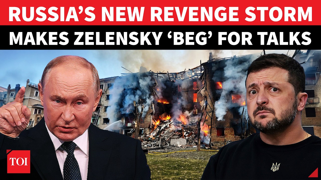 Russia's Brutal Revenge Blitz Leaves Zelensky 'Begging' For Peace Talks; &lsquo;We Are Ready&hellip;&rsquo;