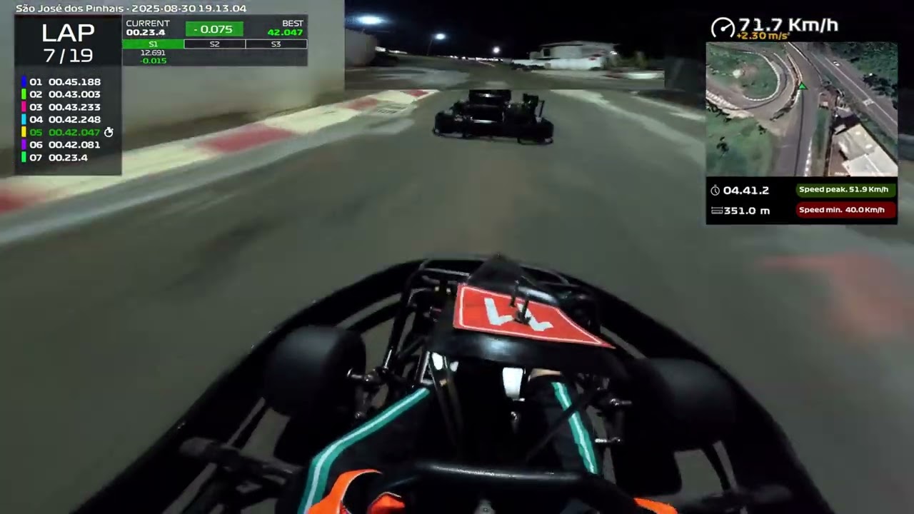 CAMPEONATO ÁGUATOP 2025 - 25 PILOTOS NO KART PARK - BATERIA 01 - 30/08/25