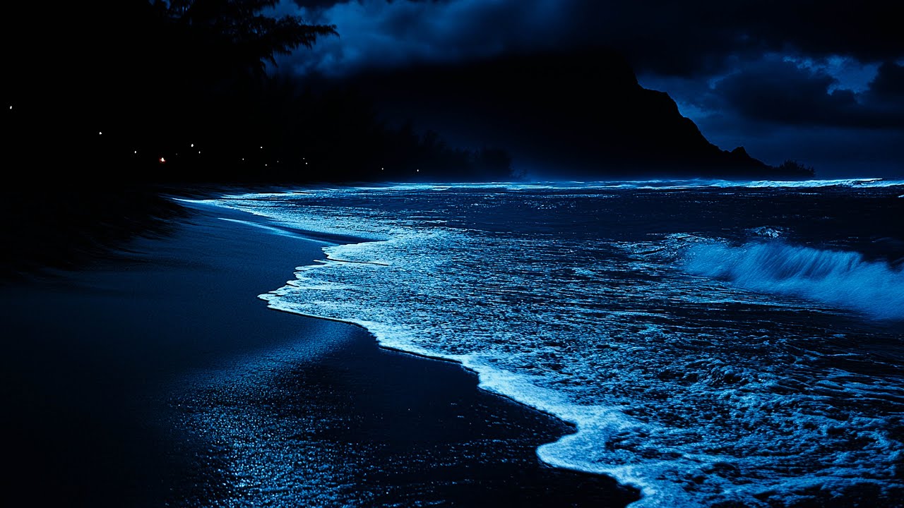 Fall Asleep In Under 3 Minutes - Ocean Sounds For Deep Sleep 10 Hours Of Peaceful Night Relaxation