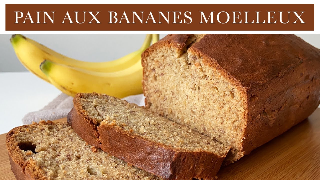 Pain aux bananes moelleux  | Recette facile