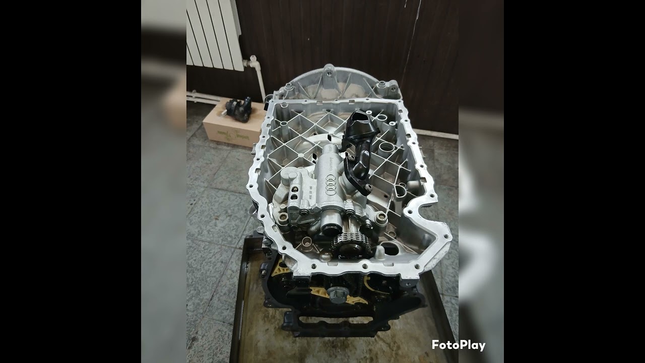 Сборка двигателя CDAB, VW