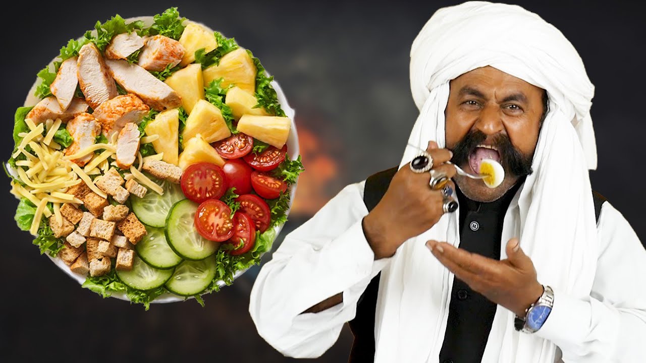 First time trying Cobb Salad? Watch these tribal people's reactions!