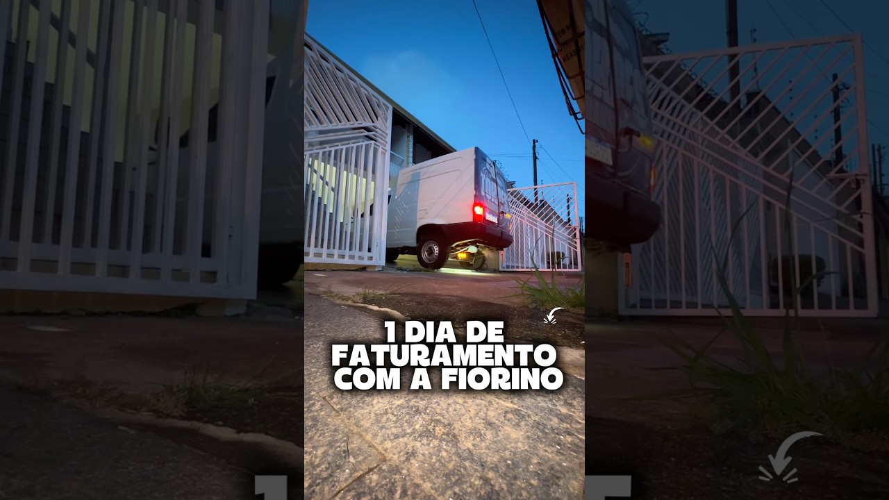 1 dia de faturamento com a Fiorino 🚚💨 #transporte #frete