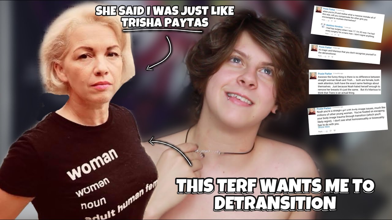 THE WORST TERF WANTS ME TO DETRANSITION (FTM TRANS) | NOAHFINNCE