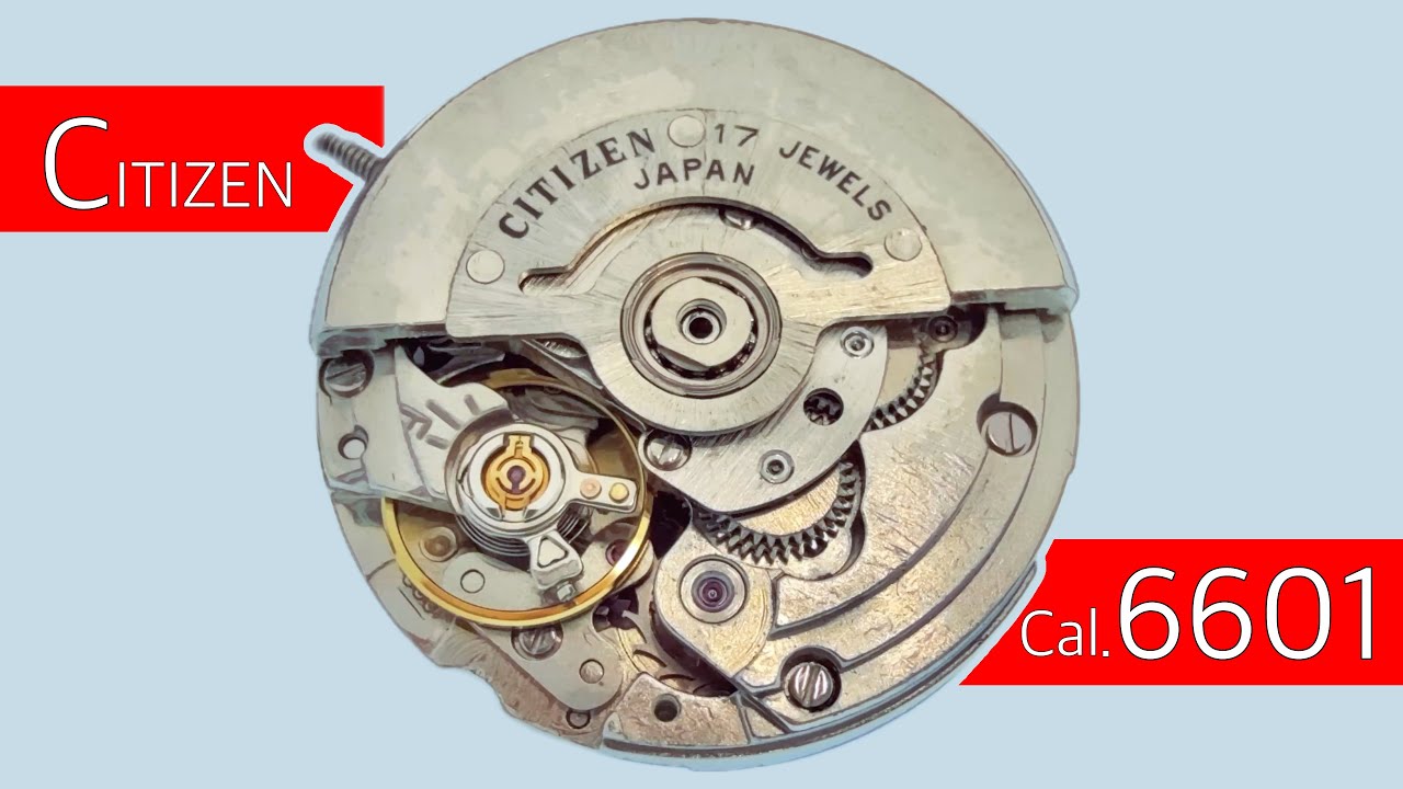 Citizen Cal.6601 Disassemble
