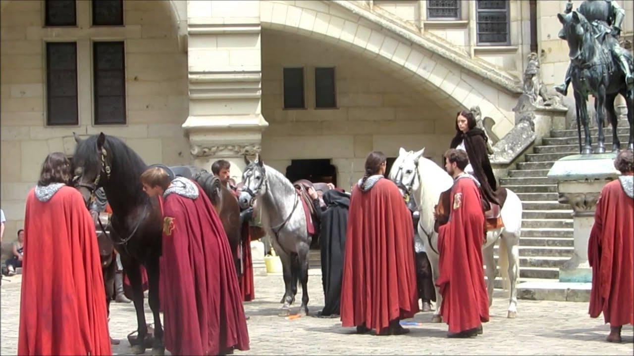 Colin Morgan & Bradley James - Merlin Series 5 Filming - June 2012 @Pierrefonds