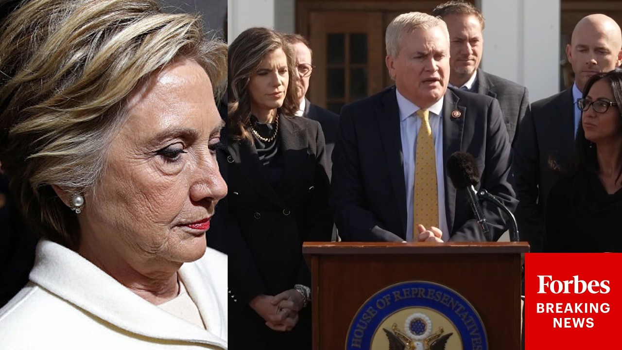 BREAKING NEWS: James Comer Speaks To Reporters To Discuss Hillary Clinton's Epstein Probe Testimony