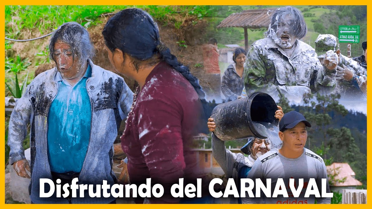 Disfrutando los carnavales en mi pueblito y nos cayó la ley | DON LUCHO