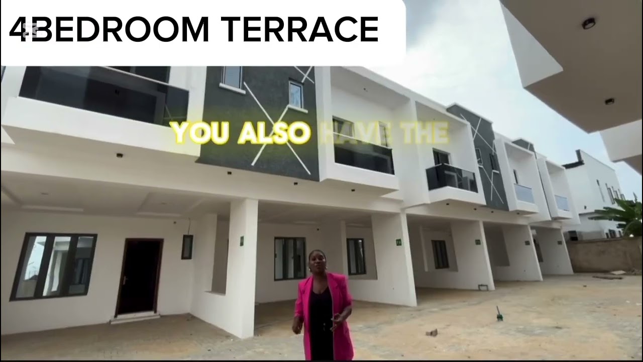 130M FOR A 4BEDROOM TERRACE AND A BQ IN AJAH.#housesforsaleinlagos #ajahlagos #affordable 