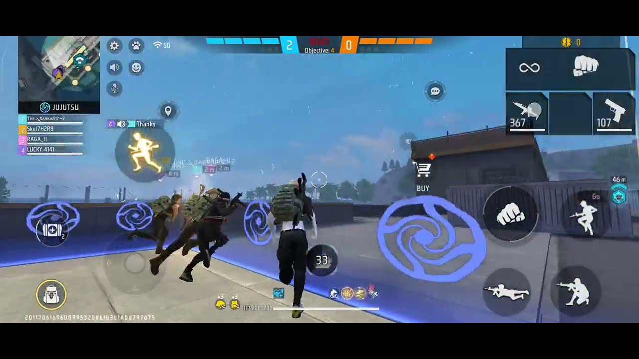 Free Fire Cs Rank Match Gameplay