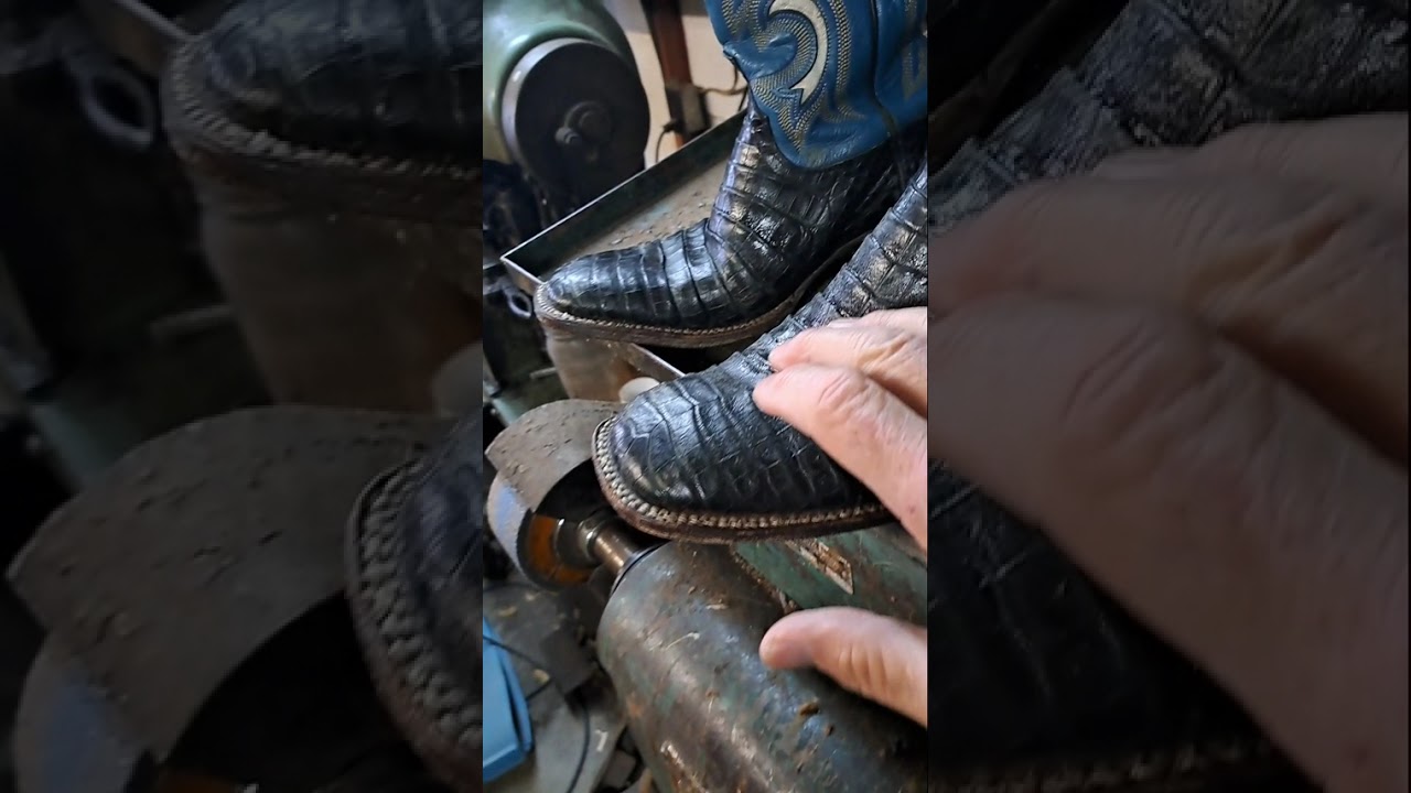 cracked Aligator skin boots Lucchese