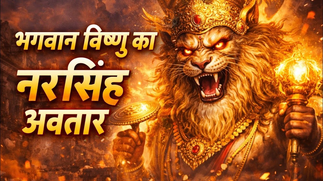 जब प्रहलाद को बचाने आए भगवान नरसिंह 🔥 | ISKCON Style | Vishnu 4th Avatar Story