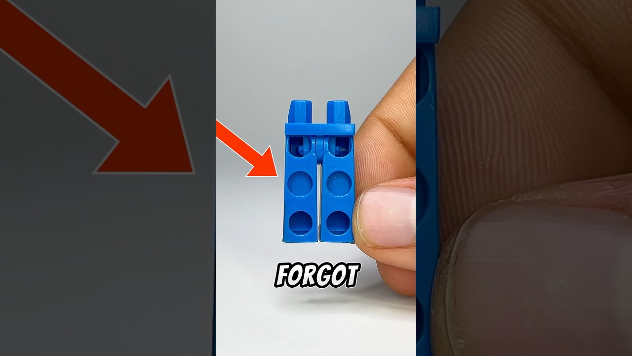 LEGO сделал эти ноги неправильно… и тихо попытался это исправить 