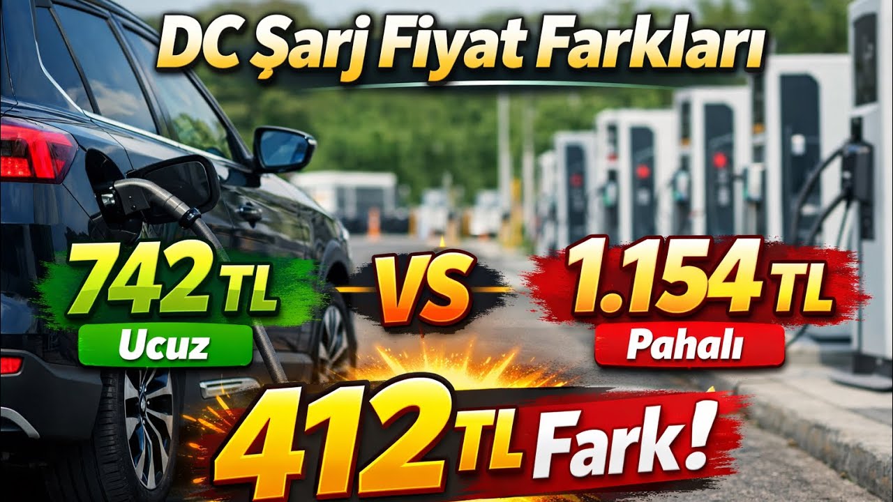DC Şarj Fiyat Farkları! TOGG T10F ile Aynı Şarjda 412 TL Oynuyor ⚡