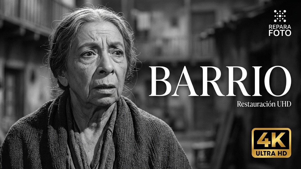 BARRIO (1947) — Rescatamos un clásico olvidado de Vajda desde un VHS deteriorado -  Restauración UHD