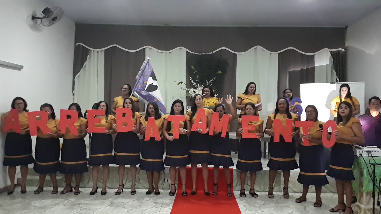 Ministério de Mulheres Sunamitas Entrada da Festividade 16 anos Tema ARREBATAMENTO
