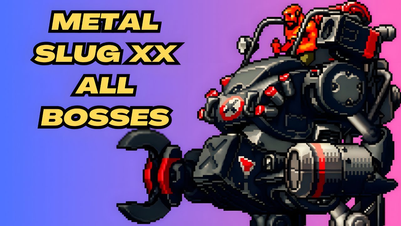 All 9 Bosses in Metal Slug XX