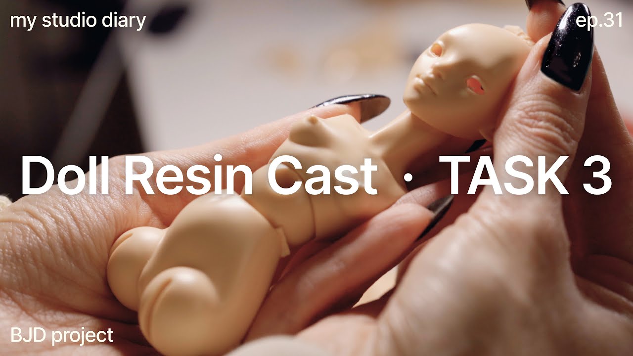 BJD Doll Casting with TASK 3 • my studio diary, ep.31
