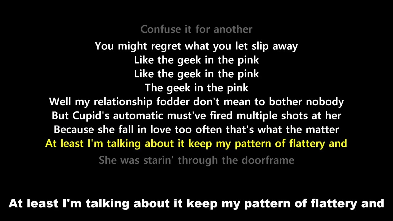 Geek In The Pink (Lyrics) - Jason Mraz