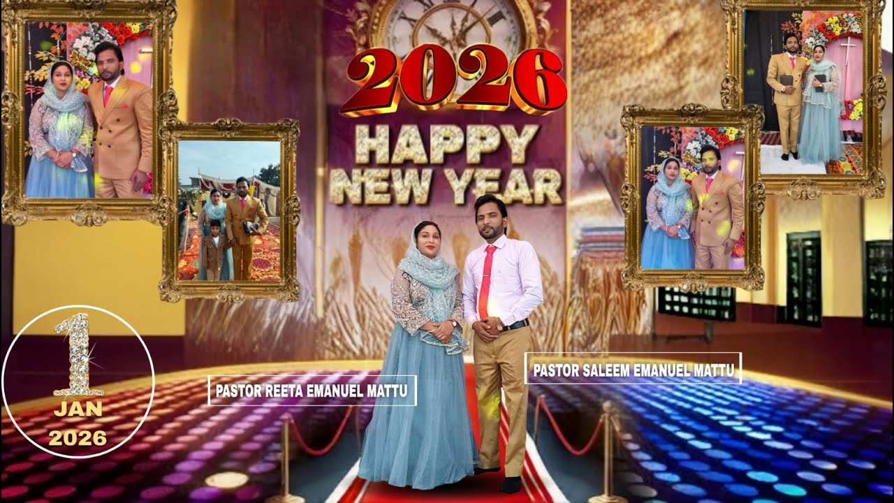😀HAPPY 🎉 NEW YEAR 🎉 2026🎇 CELEBRATION 🎊 MEETING WITH 🙏PASTOR SALEEM MATTU MINISTRIES PRESENTS ✝️