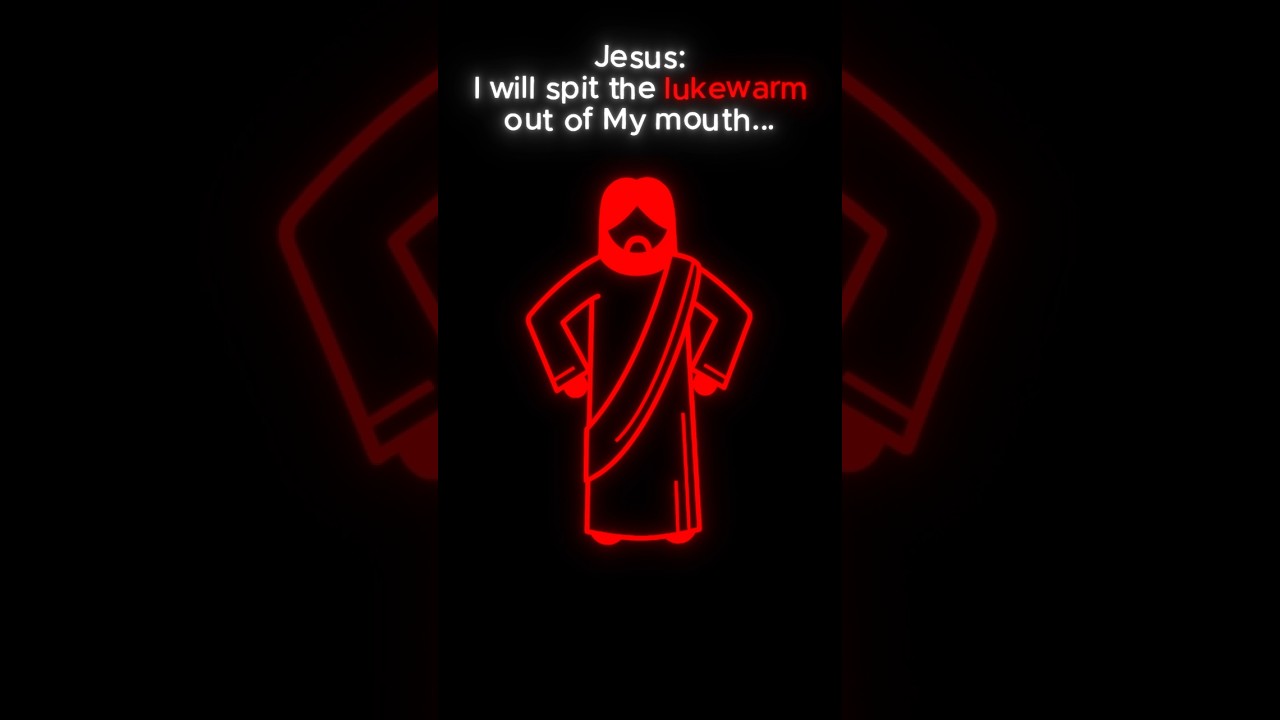 Jesus will slit out the lukewarm 😱💔😔 