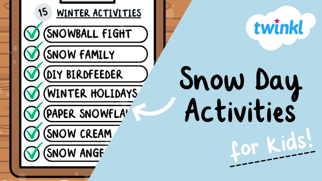 ❄️ Snow Day Activities for Kids | 15 Fun Activities for a Winter Day | Twinkl USA