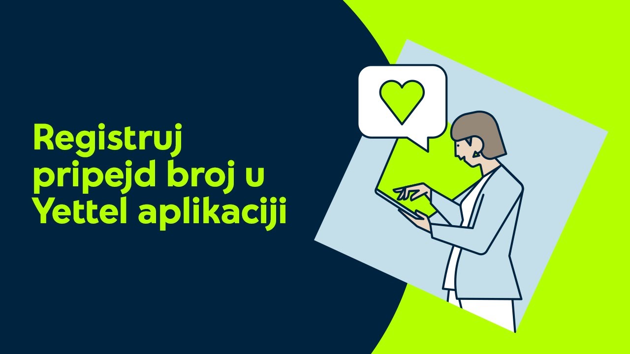 Registruj svoj pripejd broj u Yettel aplikaciji
