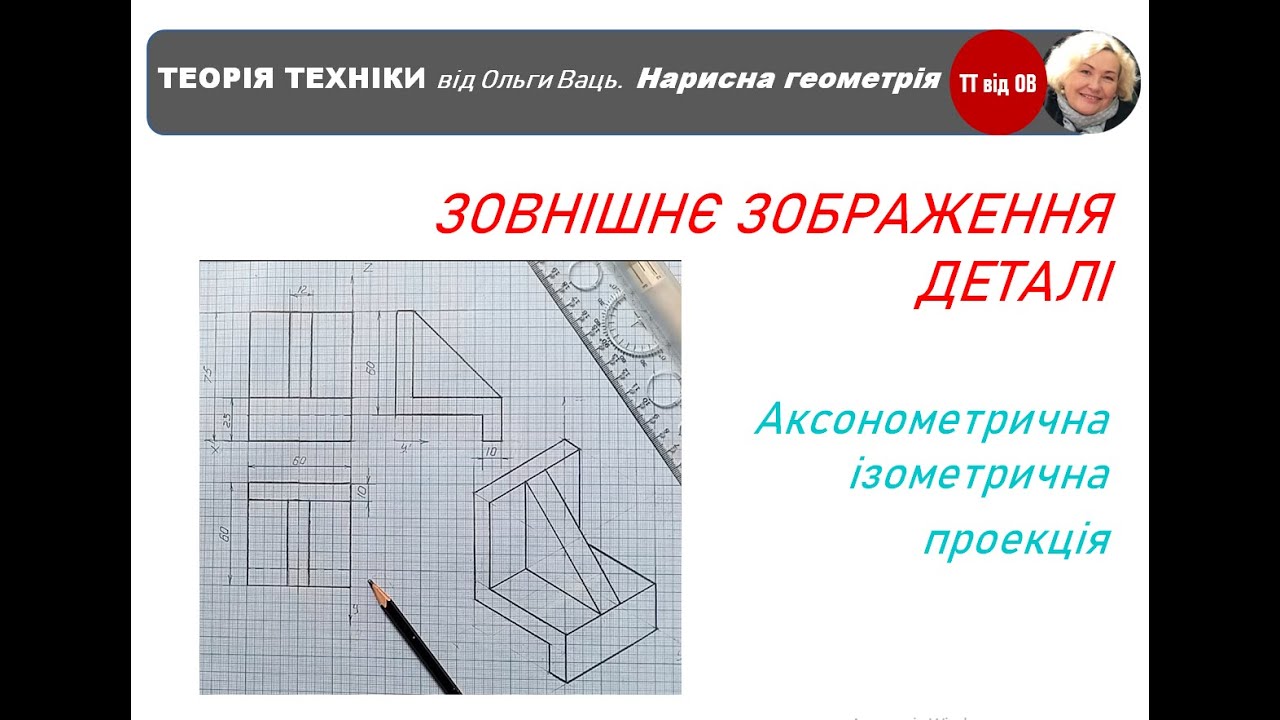 Зовнішнє зображення деталі  Ізометрія