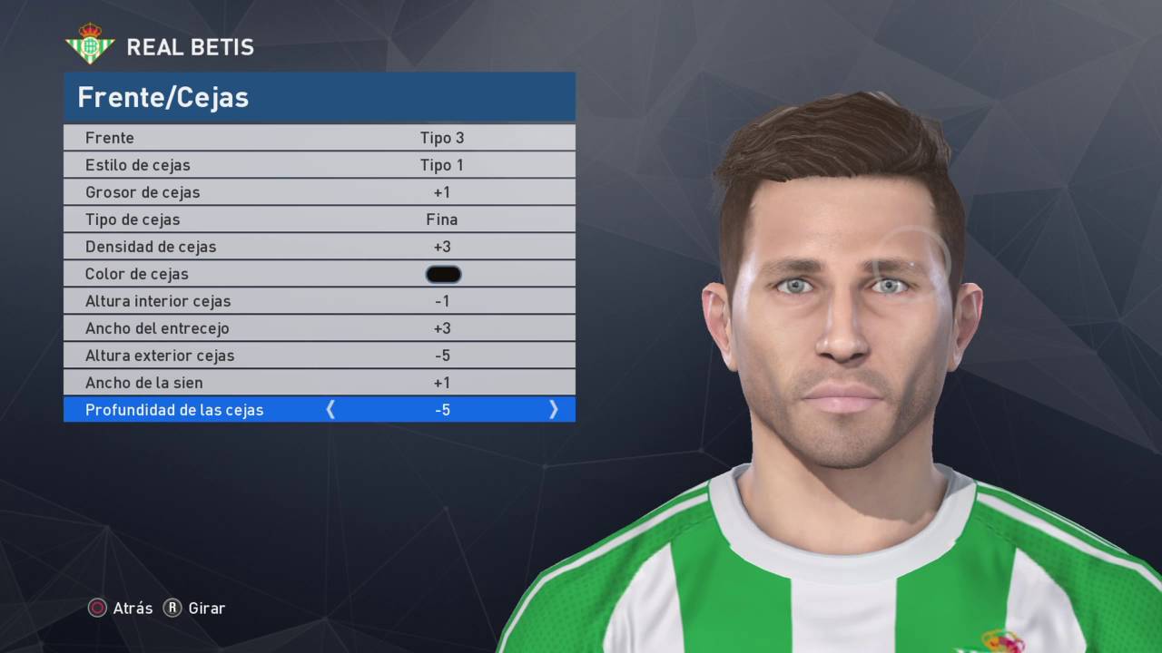 Ruben Castro face (Real Betis) PES 2017