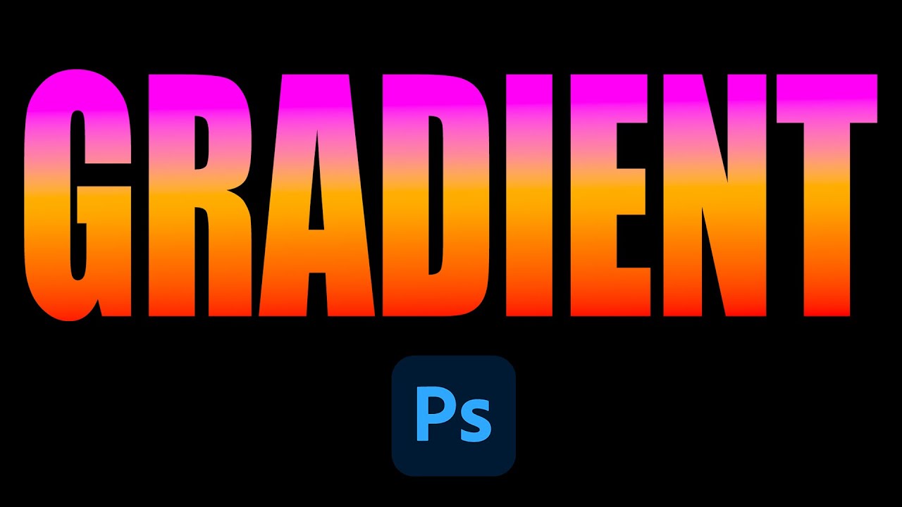 How to Add Colorful Gradient to Text in Adobe Photoshop