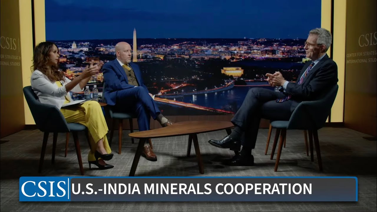 U.S.-India Cooperation for Minerals Security: A Fireside Conversation with Geoffrey R. Pyatt