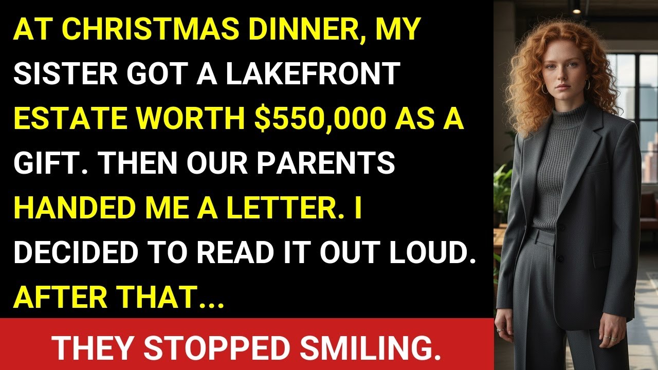 For Christmas, My Sister Got Her Lakefront Estate For $550,000 And They Handed Me A Letter That Said