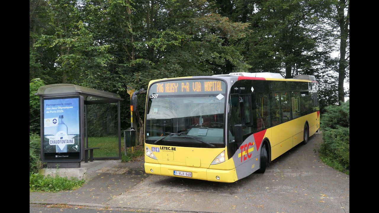 Ligne 706 : Heusy P+R - Verviers CHR - Centre - Gare Centrale - Ensival Champs des Oiseaux (Aller-R)