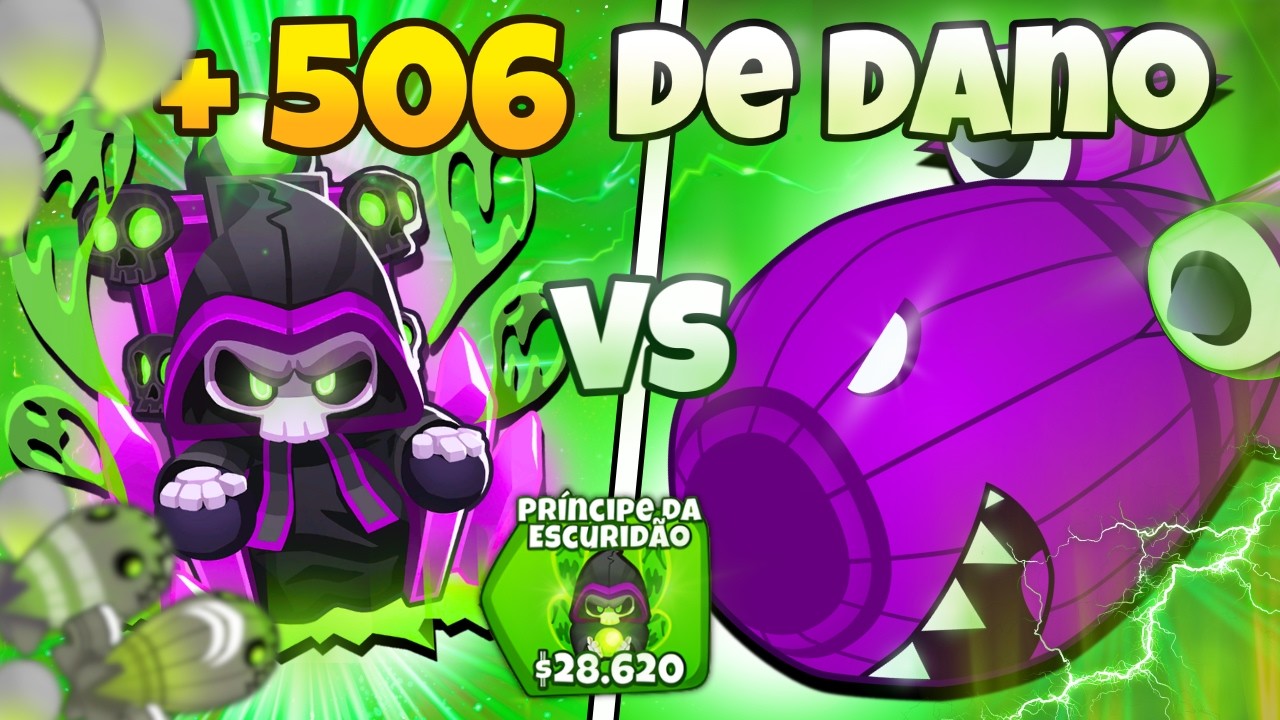 Comprei TODOS os Buffs do BTD 6! 💀 E macaco MAGO ficou com + 506 de DANO!⚡